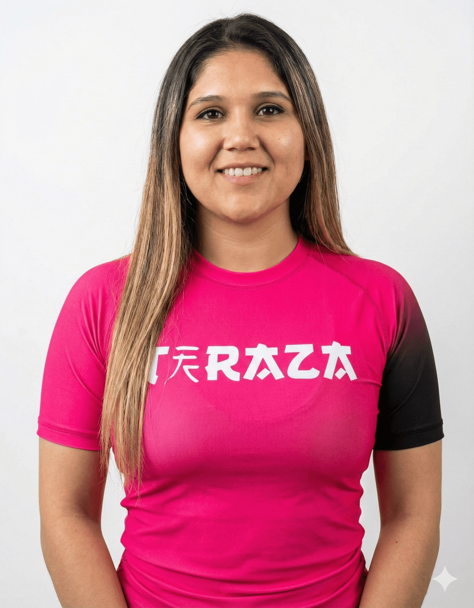 Rashguard Rosado Raza – Camiseta de Rendimiento para Jiu-Jitsu